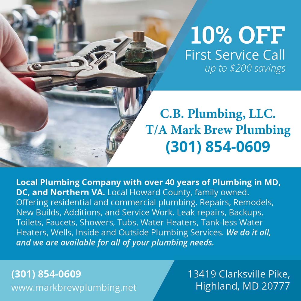 C.B. Plumbing, LLC. T/A Mark Brew Plumbing